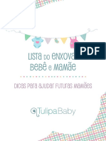 Lista Do Enxoval Do Bebe