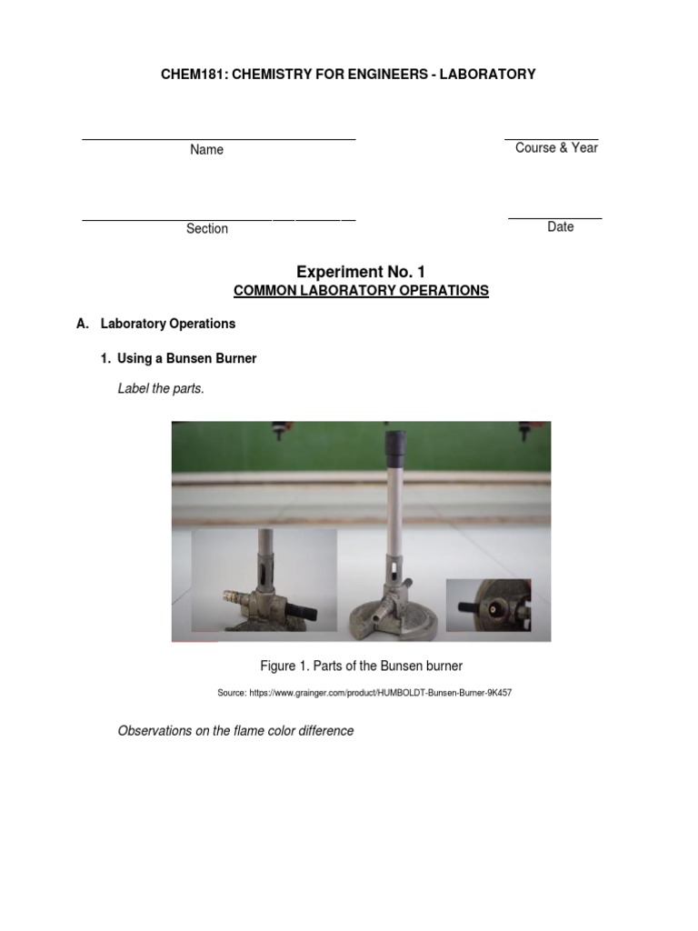Common Laboratory Operations in Chemistry | PDF | Filtration | Mixture