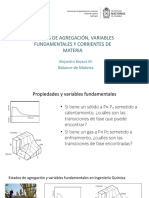 Variables Fundamentales, E Agregación