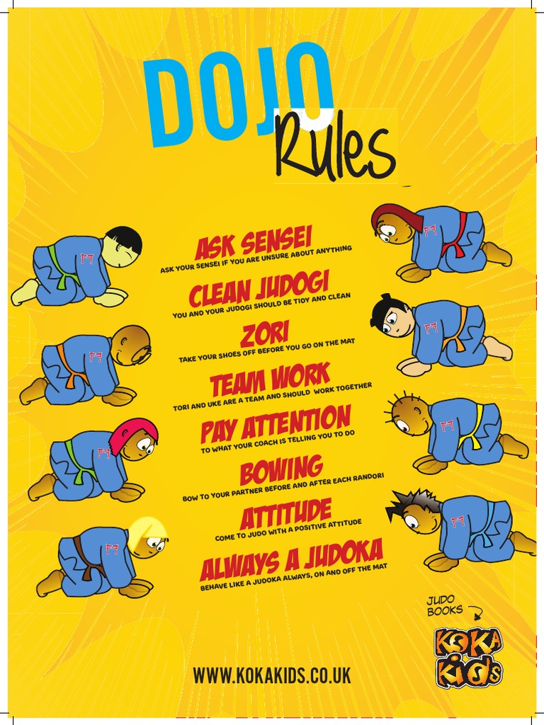 Judo Dojo Rules PDF