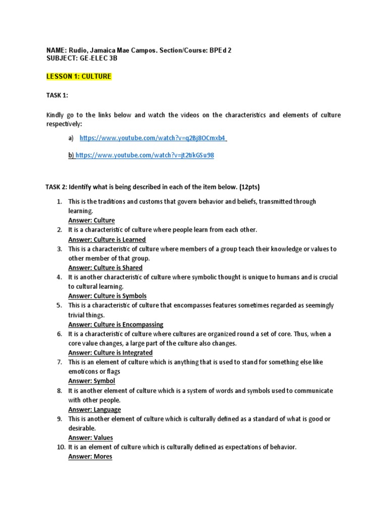 Lesson 1 Pdf Popular Culture Mass Media