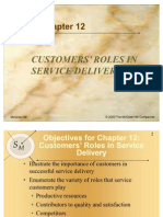 Customers Roles in Service Delivery