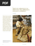 TAPETE DE ARRAIOLOS OU TAPETE DO TIPO ARRAIOLOS.  SABE QUAL É A DIFERENÇA?