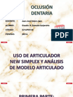 Uso de Newsimplex y Análisis de Mod. Articulado