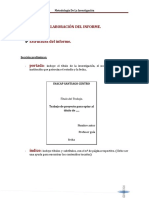 Elaboracion Del Informe Final