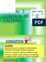 Capitulo 3. Control de La Calidad