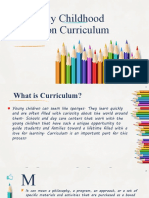 Ece Curriculum and Domains