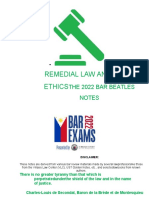 Remedial Law and Legal Ethics