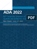 Ada 2022 82nd Scientific Sessions of The American Diabetes Association