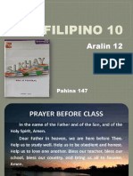 FILIPINO 10 Tayutay at Mag Uri
