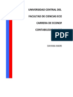 Universidad Central Del Ecuador Facultad de Ciencias Económicas Carrera de Economía Contabilidad Nacional