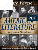Cesare Pavese (Editor), Edwin Fussell (Translator) - American Literature - Essays and Opinions-Routledge (2010)