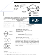 The Module of A Gear: (1) About Gears