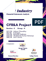 Paint Industry: CFR&A Project