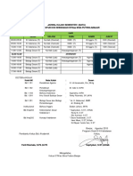 Jadwal Kuliah Semester I 2016