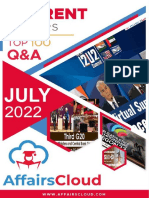 Current Affairs Q&A PDF Top 100 - July 2022 by AffairsCloud 1