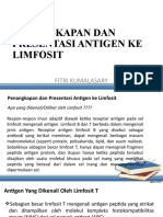 Penangkapan Dan Presentasi Antigen Ke Limfosit