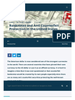 Banknotes and Anti Counterfei