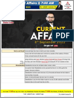 8th Sept Current Affairs by Ashish Gautam Sir (New Format)