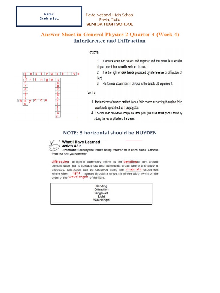 4th Quarter Week 4 | PDF