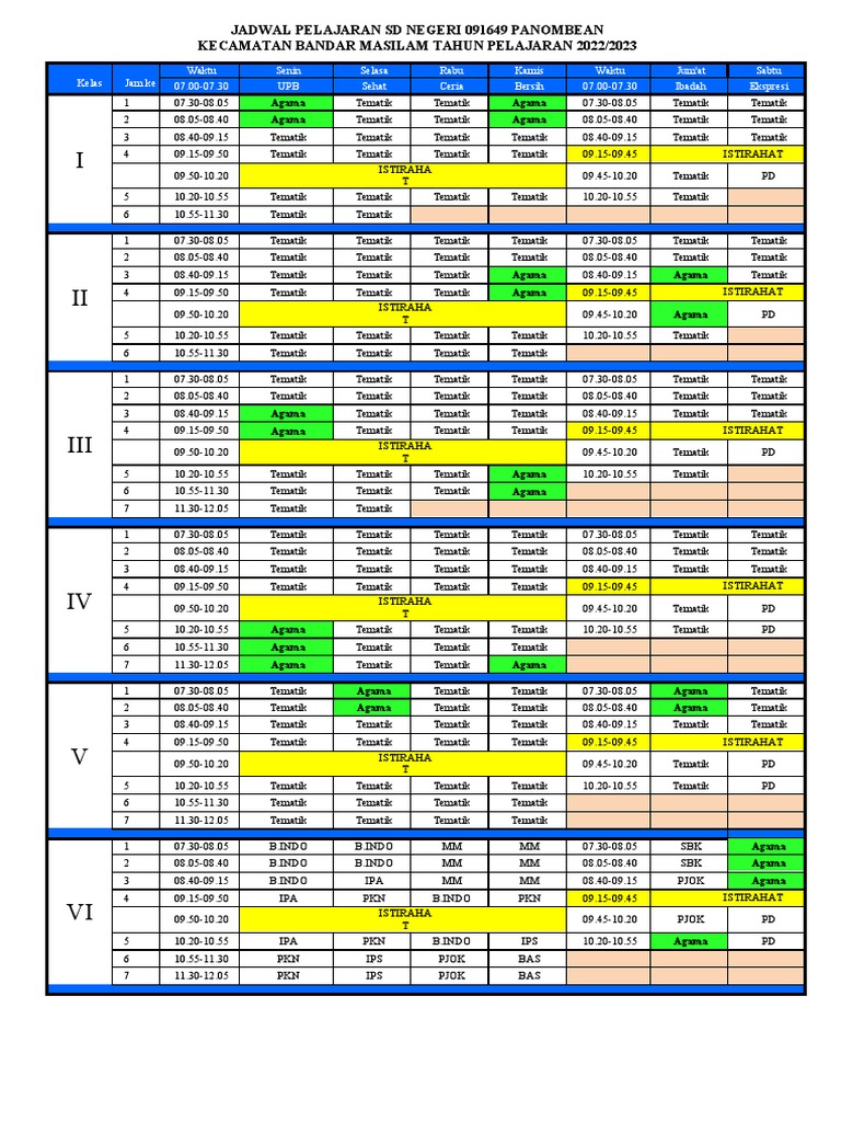 Roster SD 2022-2023 - 091649 | PDF