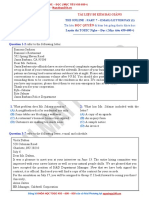 TOEIC Part 7 - Email/Letter/Fax Orientation Schedule