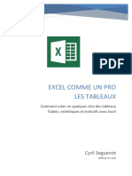 Excel Comme Un Pro Les Tableaux