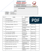 Daftar Hadir 31 Agustus 2022