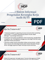 Pertemuan 11 Pengenalan Kerangka Kerja Audit SITI