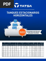 Medidas y Especificaciones Tanques Tatsa | PDF | Líquidos | Tecnologías ...