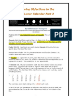 Answering Objections To The Solar Lunar Calander 2