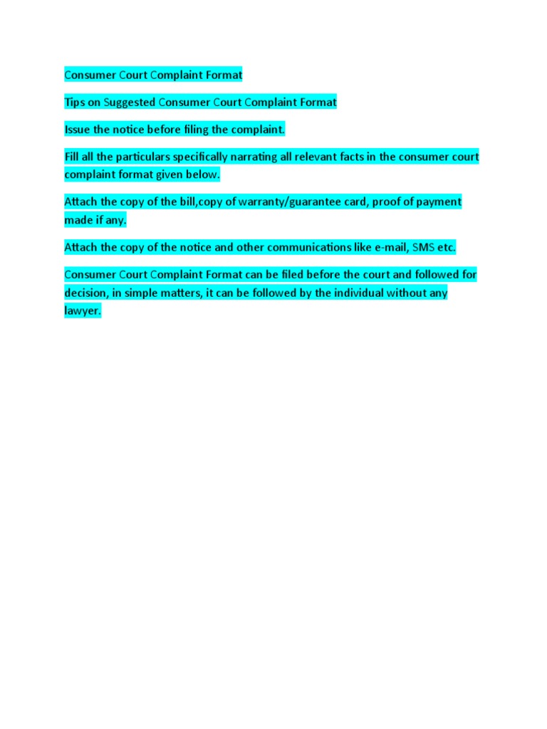 consumer-court-complaint-format-pdf-complaint-justice
