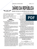 Decreto Presidencial 97 22 o Regime Juridico Da PSO Dos Trabalhadores Por Conta Propria