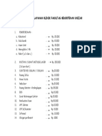 TARIF PELAYANAN KLINIK Kedokteran Unizar