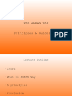 Chapter 4 - The ASEAN Way (Principles & Guidelines)