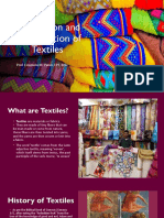 Restoration and Conservation of Textiles