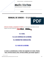 MANUAL DE SONIDO - 13 LA REVERB - Estudio Marhea