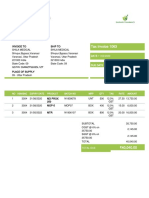 Invoice 1063 From Shushrut Pharmacy