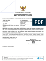 Pemerintah Republik Indonesia Perizinan Berusaha Berbasis Risiko NOMOR INDUK BERUSAHA: 1101220036224