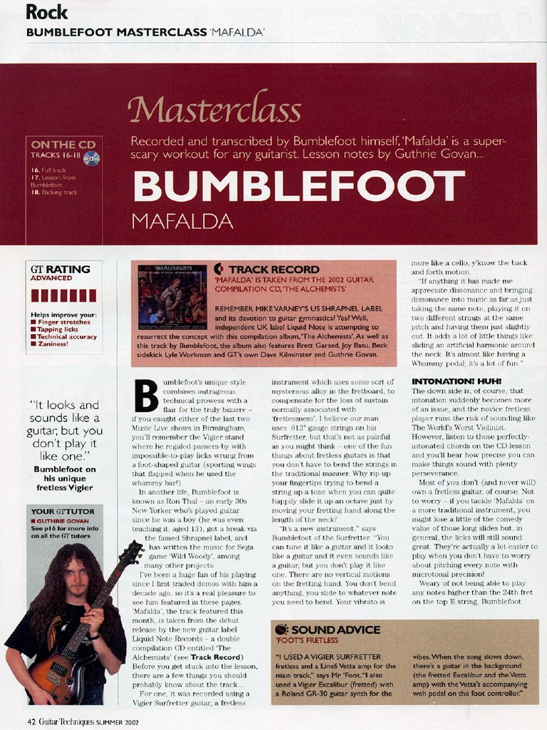 Bumblefoot (Ron Thal) | PDF