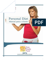 Personal Diet Manual para o Cliente
