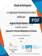 Capacitación Virtual para Manipuladores de Alimentos-Certificado Del Curso 2178252