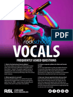 Vocals FAQ