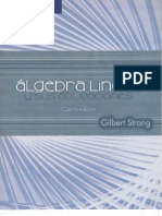 Álgebra Linel y Sus Aplicaciones. Gilbert Strang