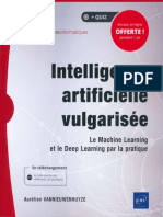 Intelligence Artificielle Vulgarisée Le Machine Learning Et Le Deep Learning Par La Pratique (Aurélien Vannieuwenhuyze)