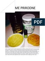 Prirodne Kreme