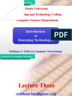 # Lecture III - Introduction To Emerging Technologies - Sci-Tech With Estif