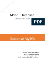 Materi Basic Database Areta 