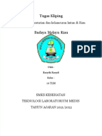 PDF Tugas Kliping Budaya Melayu Riau Mengenai Kelestarian Dan Kehancuran Hutan Di Riau