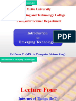 # Lecture IV - Introduction To Emerging Technologies - Sci-Tech With Estif